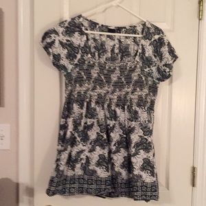 Women’s XL paisley short sleeve top